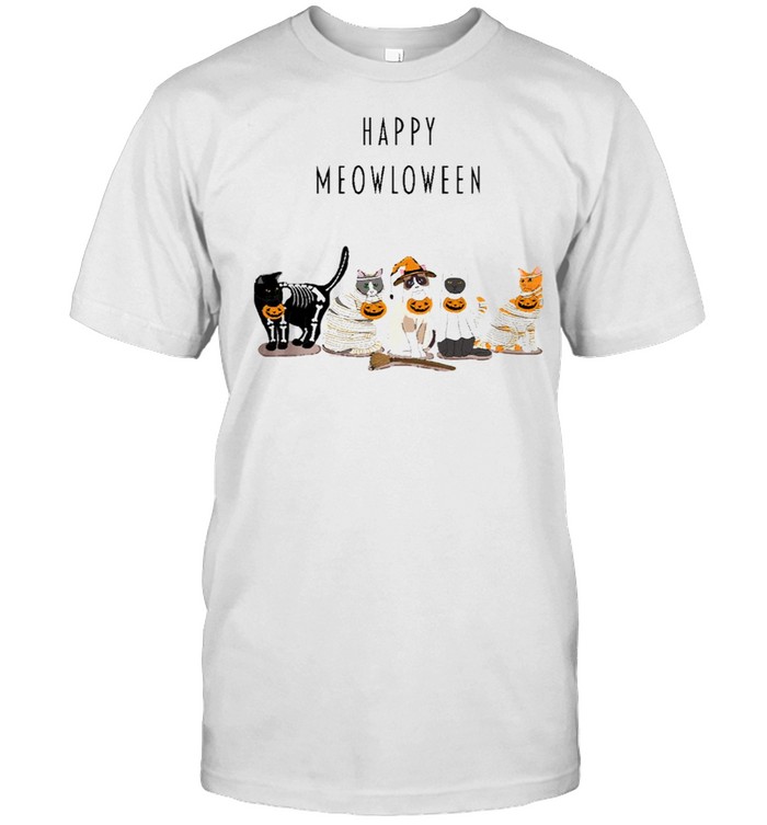 Happy Meowloween Cats Shirt