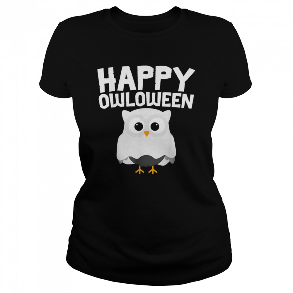 Happy Owloween Cute Ghost Owl Lovers Halloween Shirt 1 » Cool Gifts for You - Mfamilygift Happy Owloween Cute Ghost Owl Lovers Halloween Shirt 1