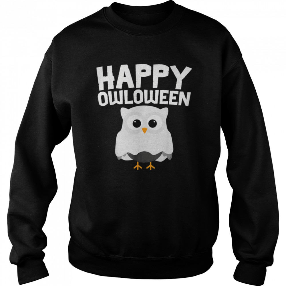 Happy Owloween Cute Ghost Owl Lovers Halloween Shirt 3 » Cool Gifts for You - Mfamilygift Happy Owloween Cute Ghost Owl Lovers Halloween Shirt 3