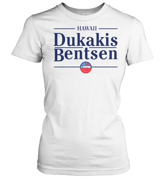 Hawaii Dukakis Bentsen I Vote Shirt 1 » Cool Gifts for You - Mfamilygift Hawaii Dukakis Bentsen I Vote Shirt 1