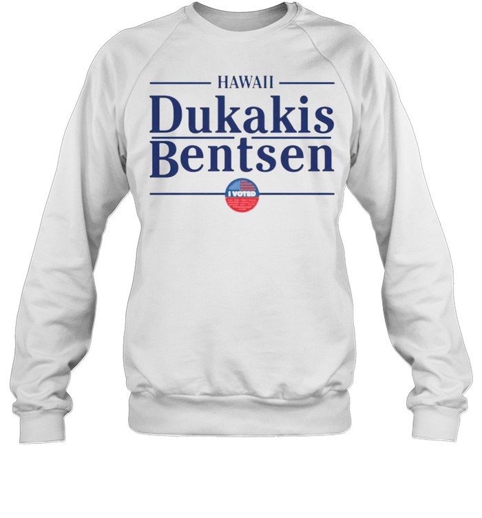 Hawaii Dukakis Bentsen I Vote Shirt 3 » Cool Gifts for You - Mfamilygift Hawaii Dukakis Bentsen I Vote Shirt 3