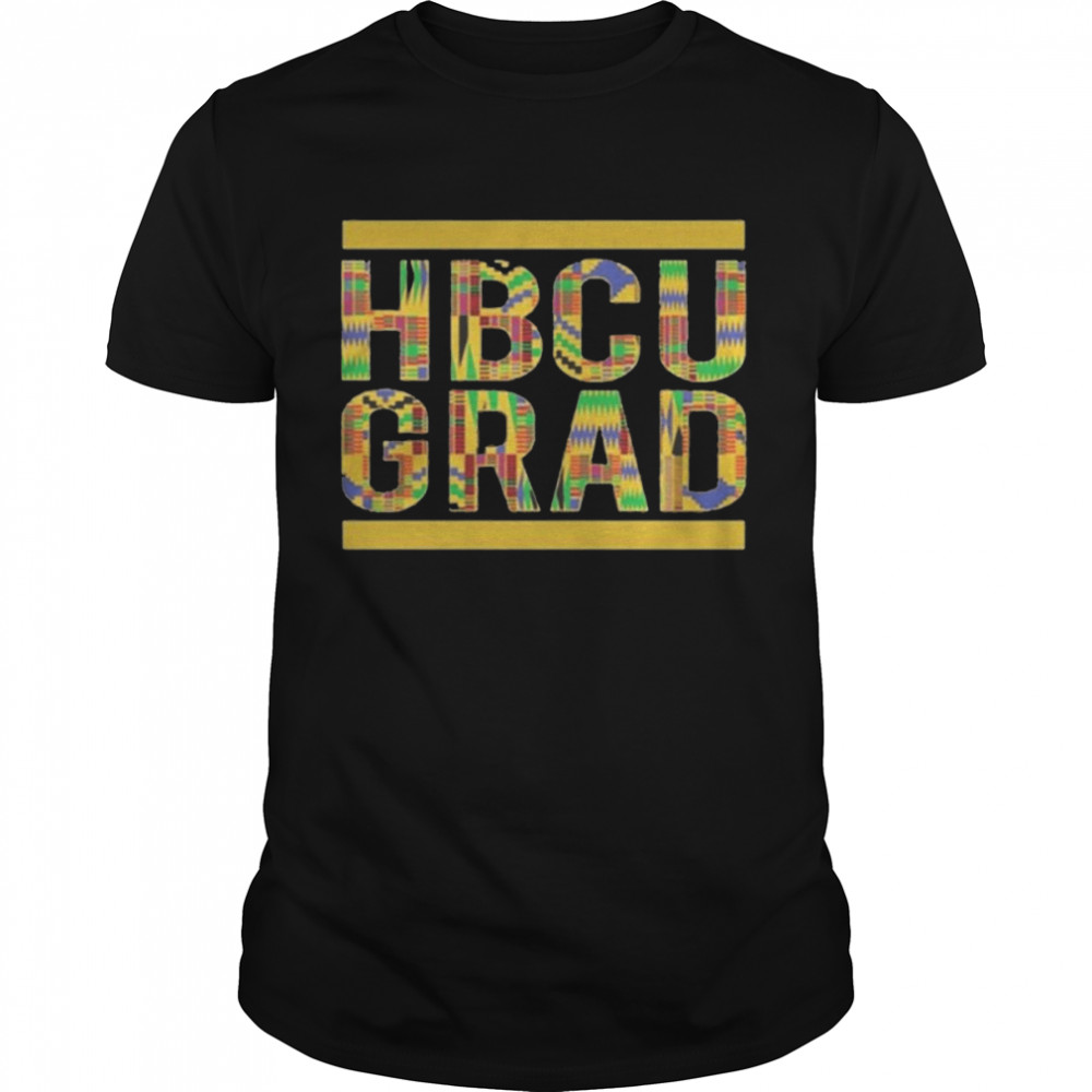 Hbcu Grad Kente Cloth Shirt