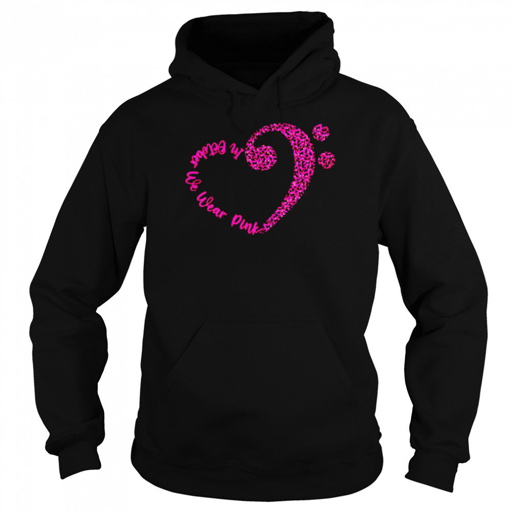 Heart Breast Cancer In October We Wear Pink Shirt 4 » Cool Gifts for You - Mfamilygift Heart Breast Cancer In October We Wear Pink Shirt 4