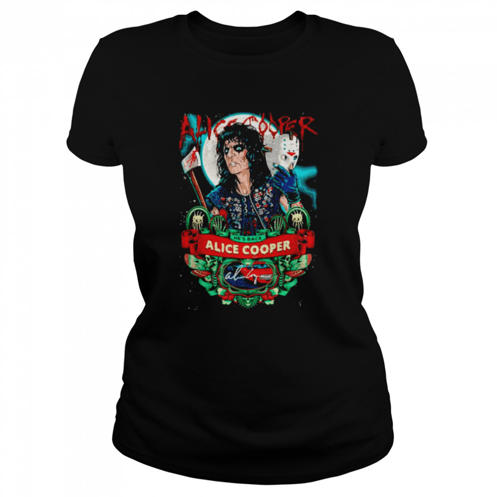He’S Back Alice Cooper Shirt 1 » Cool Gifts for You - Mfamilygift He’S Back Alice Cooper Shirt 1