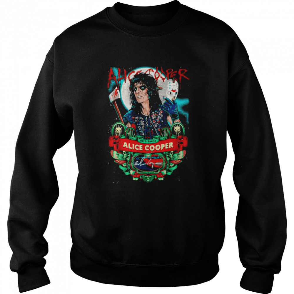 He’S Back Alice Cooper Shirt 3 » Cool Gifts for You - Mfamilygift He’S Back Alice Cooper Shirt 3