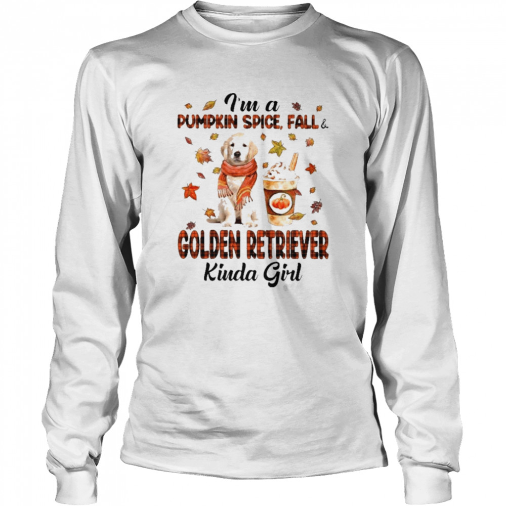 Im A Pumpkin Spice Fall Golden Retriever Girl Halloween Shirt 2 » Cool Gifts for You - Mfamilygift Im A Pumpkin Spice Fall Golden Retriever Girl Halloween Shirt 2