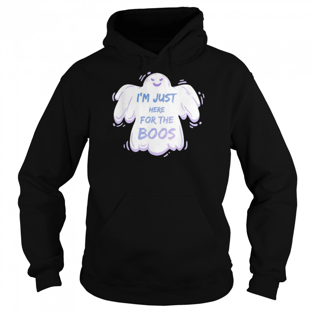 Im Just Here For The Boos Cute Halloween Ghost Shirt 4 » Cool Gifts for You - Mfamilygift Im Just Here For The Boos Cute Halloween Ghost Shirt 4