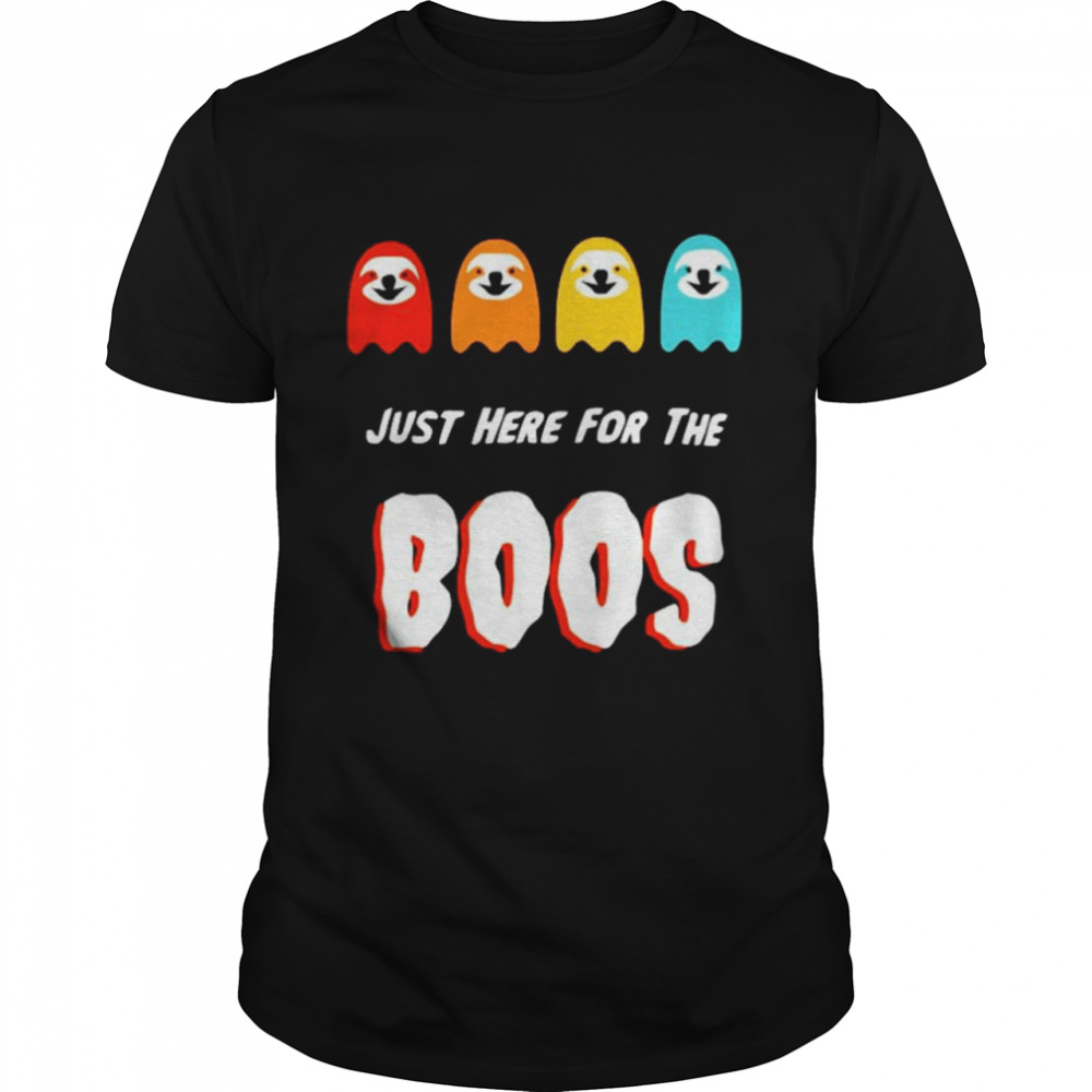 I’M Just Here For The Boos Sloth Halloween Shirt I’M Just Here For The Boos Sloth Halloween Shirt