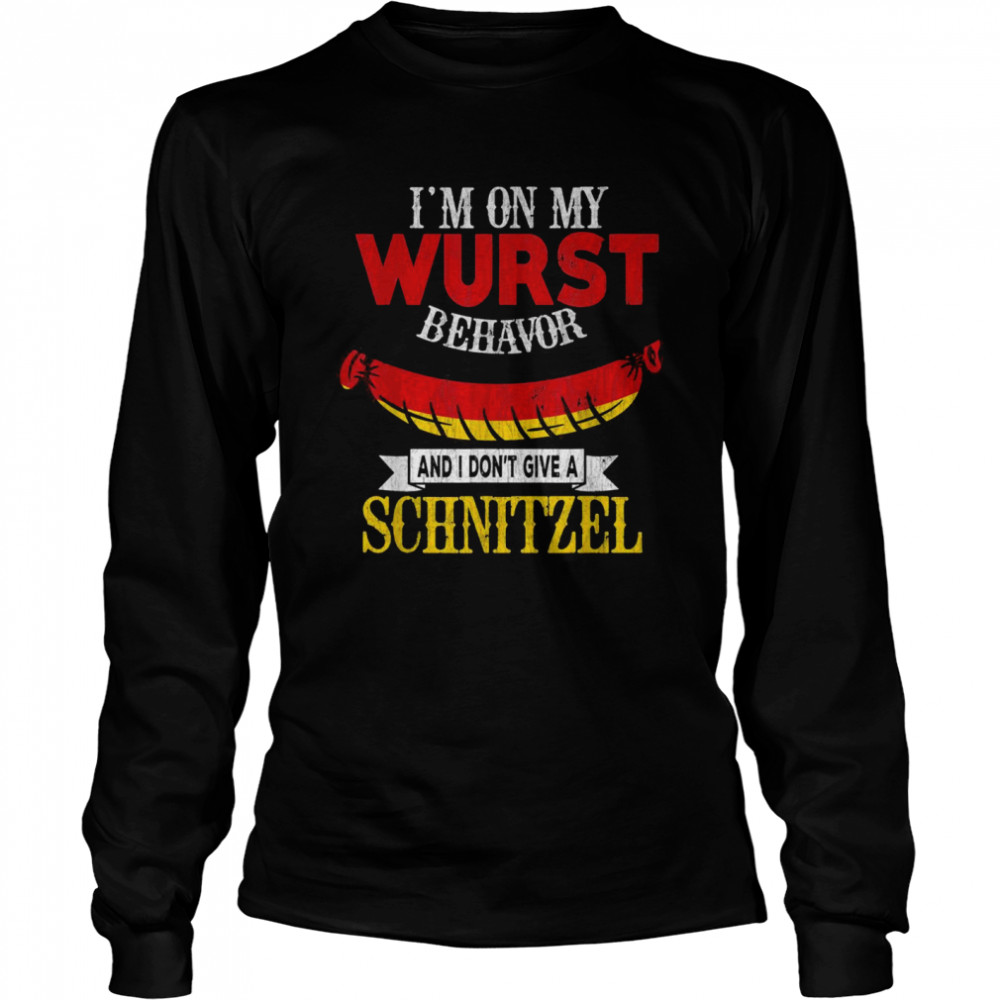 I’M On My Wurst Behavior I Dont Give A Schnitzel Oktoberfest Shirt 2 » Cool Gifts for You - Mfamilygift I’M On My Wurst Behavior I Dont Give A Schnitzel Oktoberfest Shirt 2