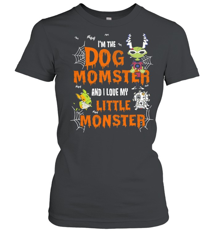 Im The Dog Momster And I Love My Little Monster Halloween Shirt 1 » Cool Gifts for You - Mfamilygift Im The Dog Momster And I Love My Little Monster Halloween Shirt 1