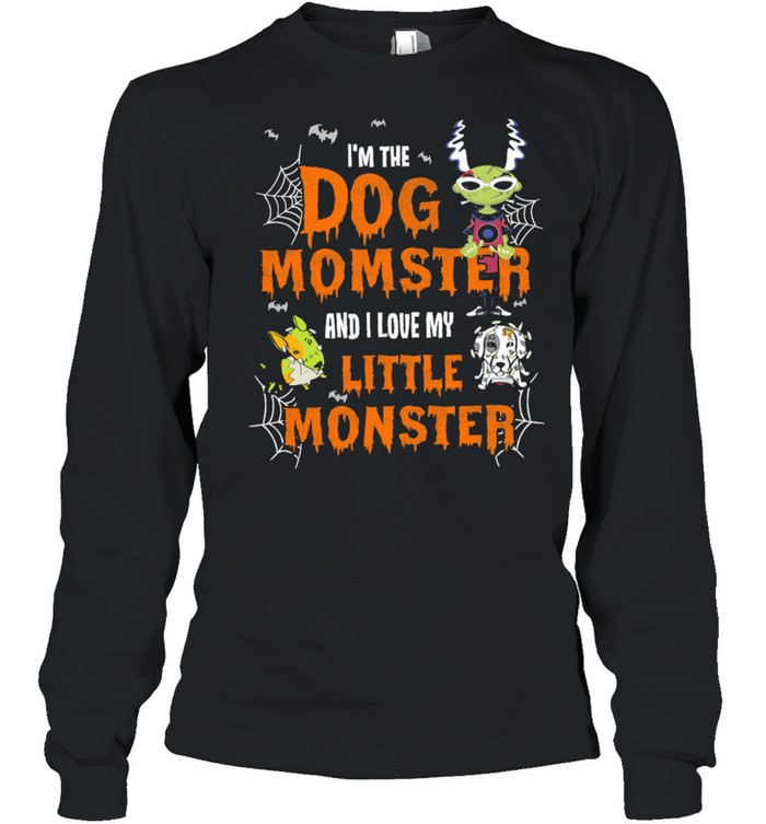 Im The Dog Momster And I Love My Little Monster Halloween Shirt 2 » Cool Gifts for You - Mfamilygift Im The Dog Momster And I Love My Little Monster Halloween Shirt 2