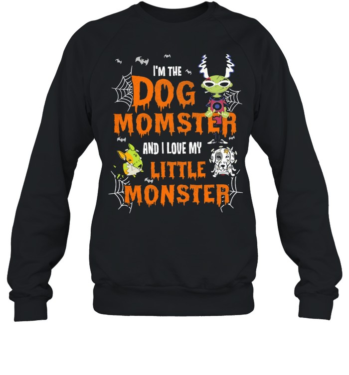 Im The Dog Momster And I Love My Little Monster Halloween Shirt 3 » Cool Gifts for You - Mfamilygift Im The Dog Momster And I Love My Little Monster Halloween Shirt 3