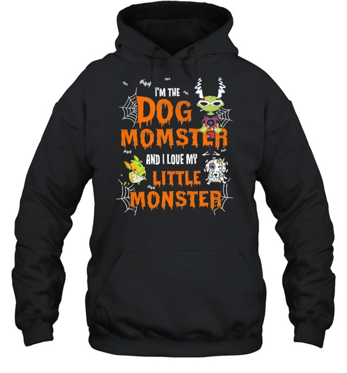 Im The Dog Momster And I Love My Little Monster Halloween Shirt 4 » Cool Gifts for You - Mfamilygift Im The Dog Momster And I Love My Little Monster Halloween Shirt 4
