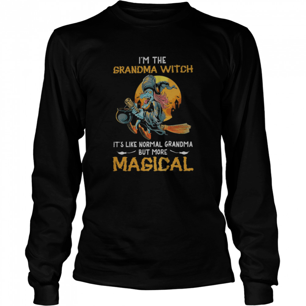 Im The Grandma Witch Its Like Normal Grandma But More Magical Halloween Shirt 2 » Cool Gifts for You - Mfamilygift Im The Grandma Witch Its Like Normal Grandma But More Magical Halloween Shirt 2