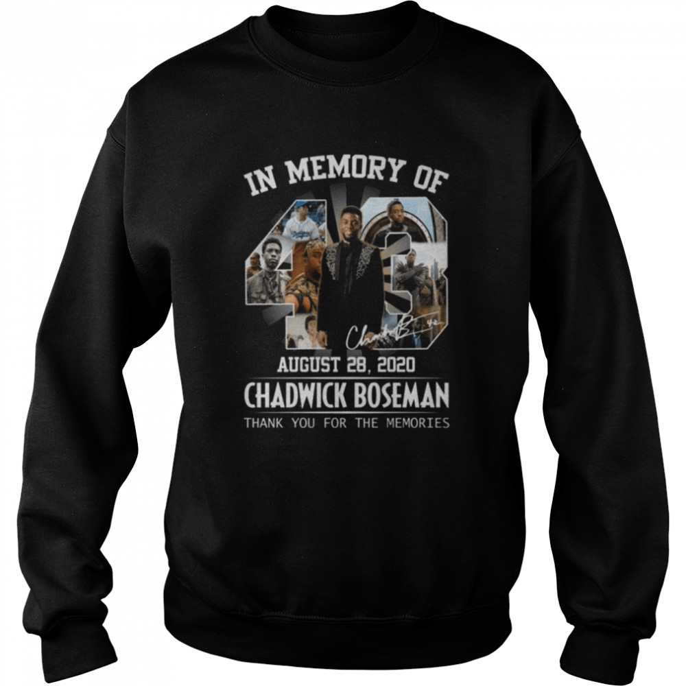 In Memory Of August 28 2020 Chadwick Boseman Thank You For The Memories Shirt 3 » Cool Gifts for You - Mfamilygift In Memory Of August 28 2020 Chadwick Boseman Thank You For The Memories Shirt 3