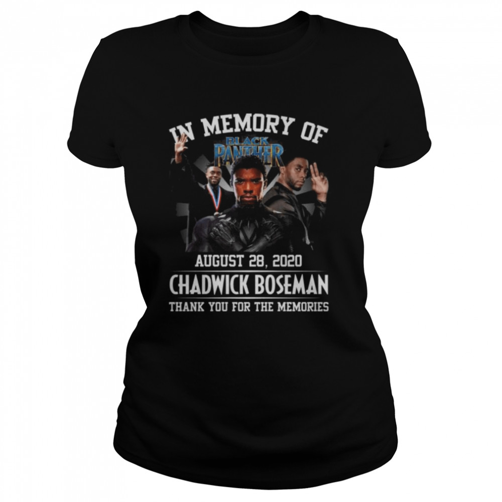 In Memory Of August 28 2020 Chadwick Boseman Thank You For The Memories Shirts 1 » Cool Gifts for You - Mfamilygift In Memory Of August 28 2020 Chadwick Boseman Thank You For The Memories Shirts 1