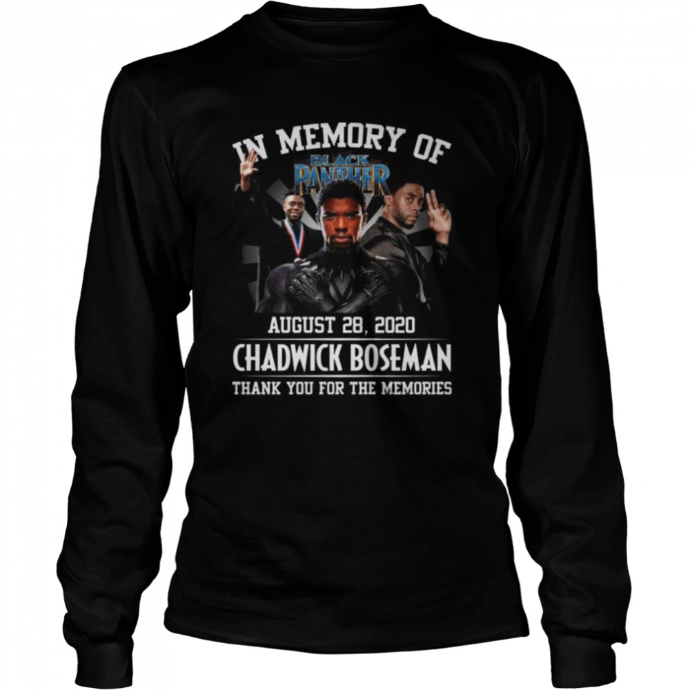 In Memory Of August 28 2020 Chadwick Boseman Thank You For The Memories Shirts 2 » Cool Gifts for You - Mfamilygift In Memory Of August 28 2020 Chadwick Boseman Thank You For The Memories Shirts 2
