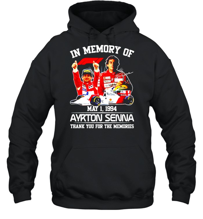 In Memory Of Ayrton Senna Thank You For The Memories Shirt 4 » Cool Gifts for You - Mfamilygift In Memory Of Ayrton Senna Thank You For The Memories Shirt 4