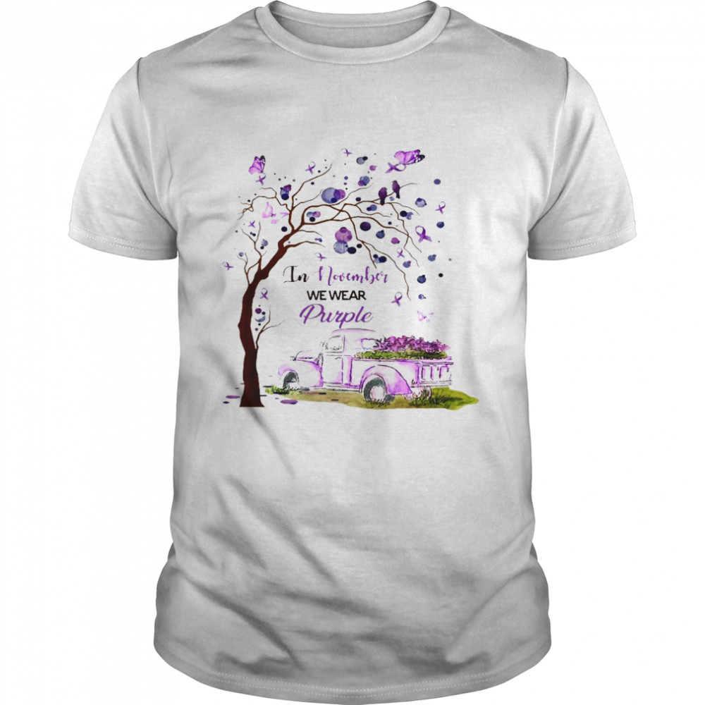 In November We Wear Purple Shirt