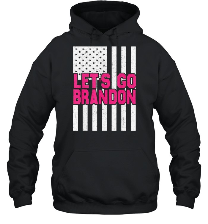 In October We Wear Let’S Go Brandon Pink Text American Flag Shirt 4 » Cool Gifts for You - Mfamilygift In October We Wear Let’S Go Brandon Pink Text American Flag Shirt 4
