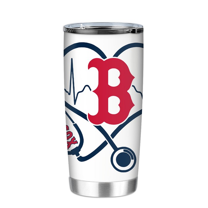 Nurse Boston Red Sox Heart Tumbler Nurse Boston Red Sox Heart Tumbler