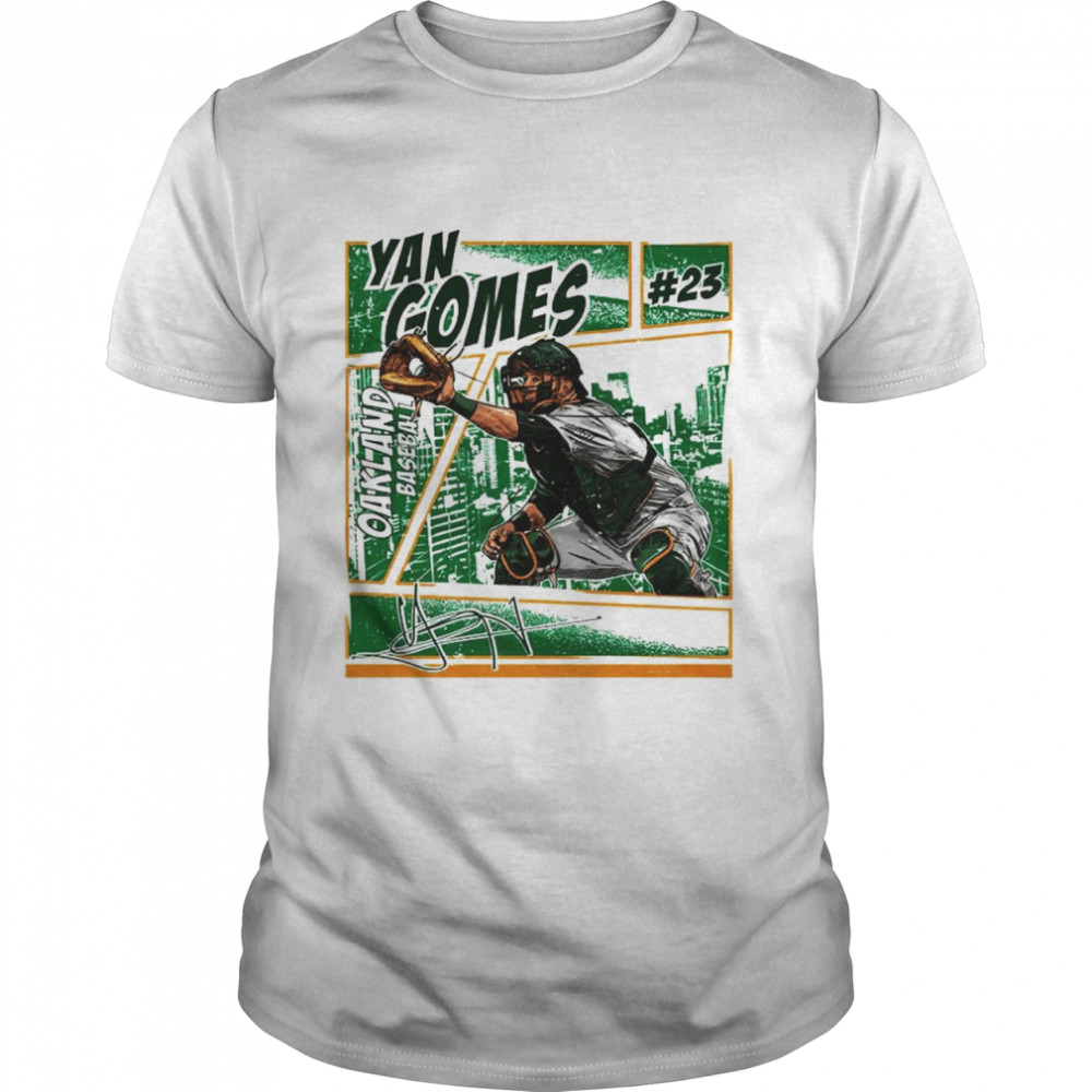 Oakland Baseball Yan Gomes Signature Shirt Oakland Baseball Yan Gomes Signature Shirt