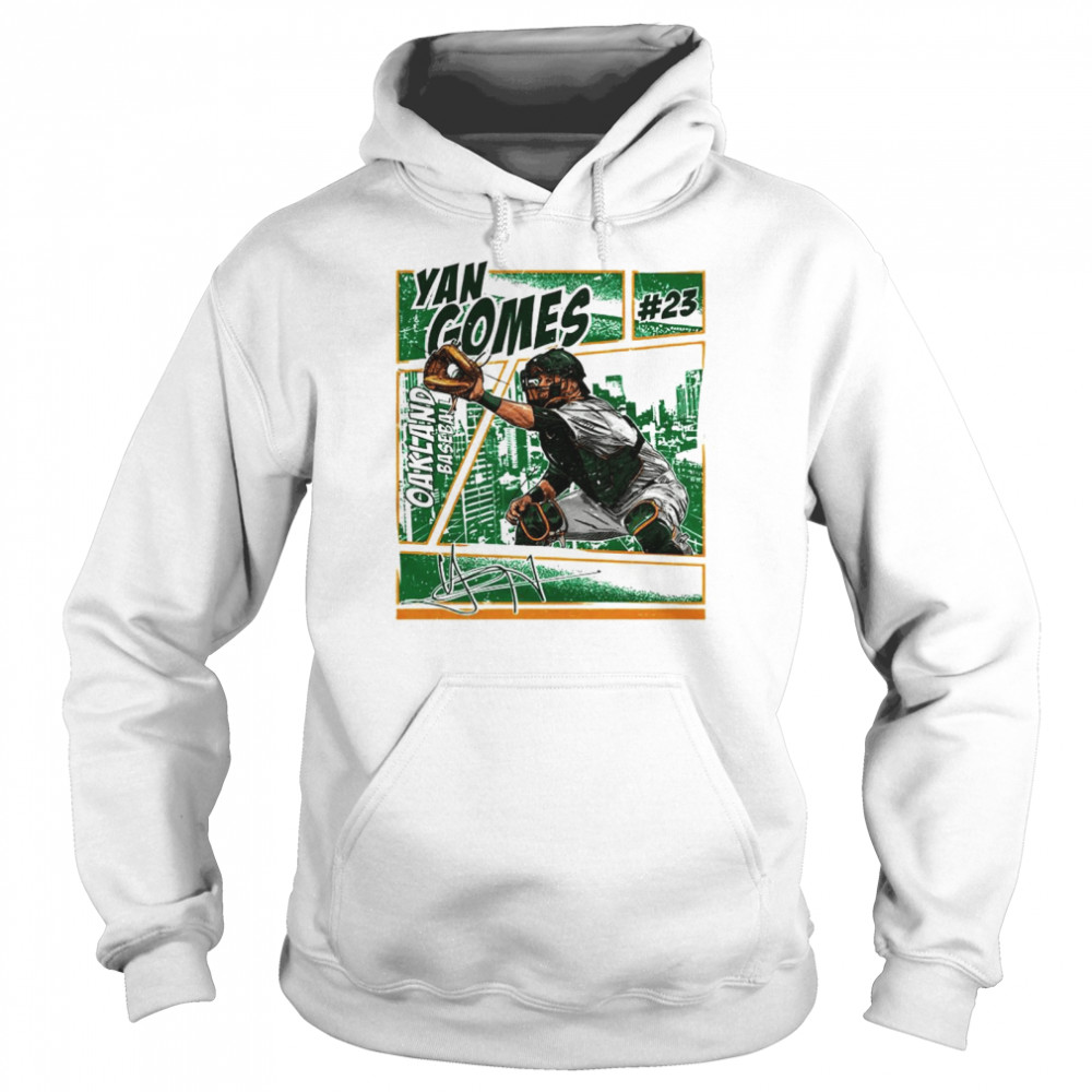 Oakland Baseball Yan Gomes Signature Shirt 4 » Cool Gifts for You - Mfamilygift Oakland Baseball Yan Gomes Signature Shirt 4