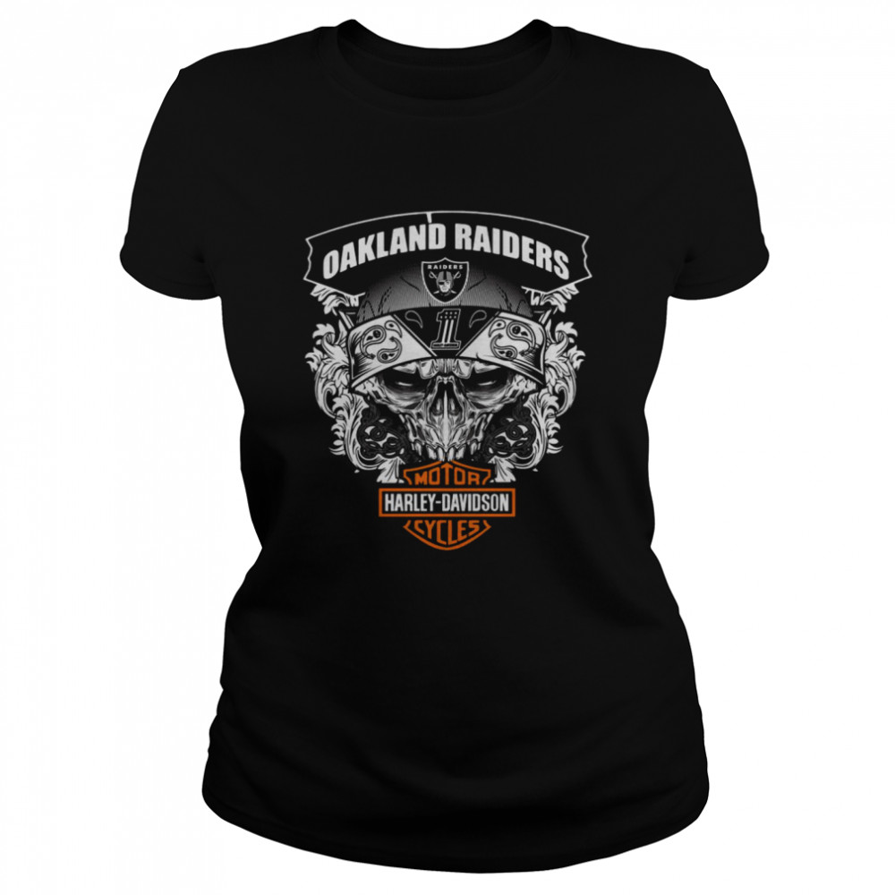 Oakland Raiders Motor Harley Davidson Cycles Shirt 1 » Cool Gifts for You - Mfamilygift Oakland Raiders Motor Harley Davidson Cycles Shirt 1