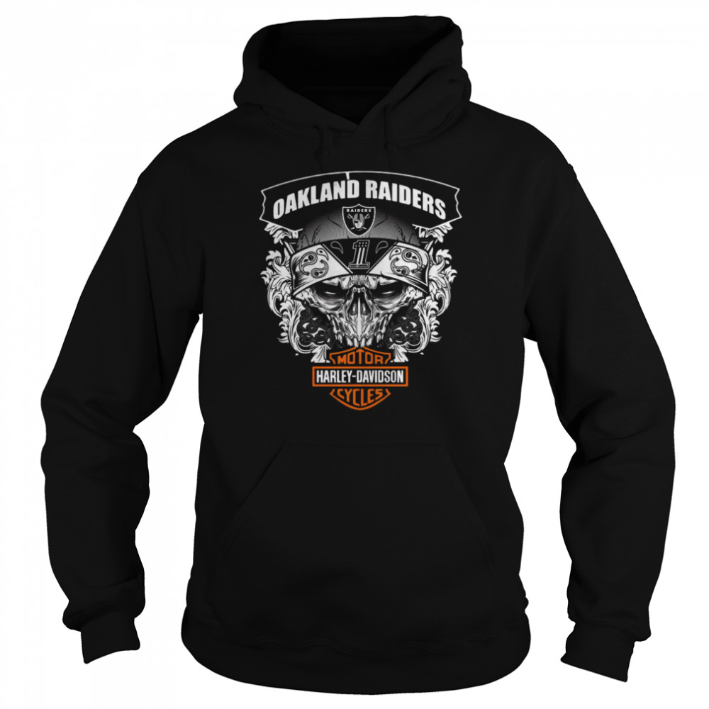 Oakland Raiders Motor Harley Davidson Cycles Shirt 4 » Cool Gifts for You - Mfamilygift Oakland Raiders Motor Harley Davidson Cycles Shirt 4