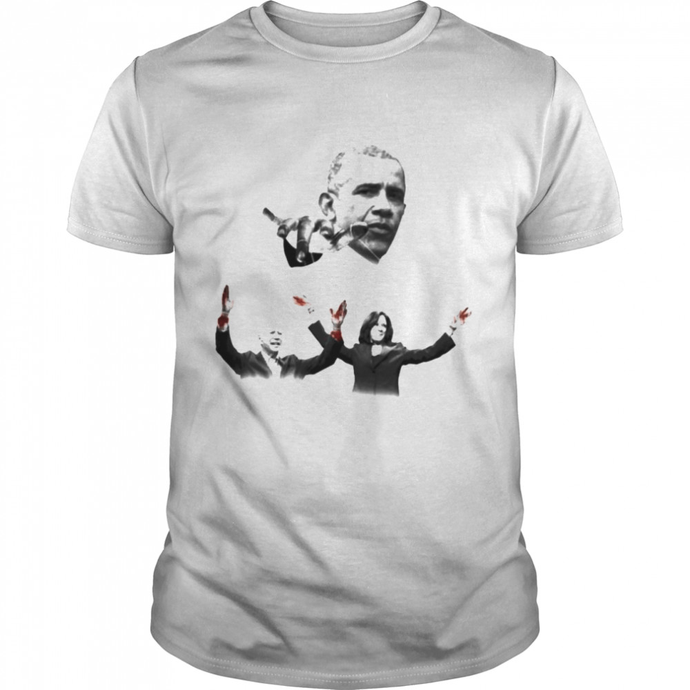 Obama Control Biden And Kamala Puppet Shirt Obama Control Biden And Kamala Puppet Shirt