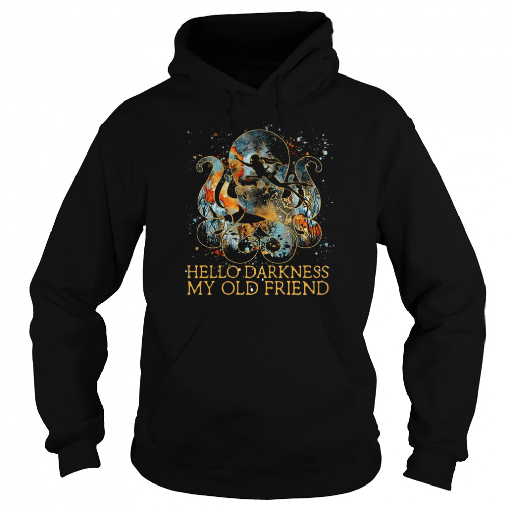 Octopus Hello Darkness My Old Friend Diving Shirt 4 » Cool Gifts for You - Mfamilygift Octopus Hello Darkness My Old Friend Diving Shirt 4