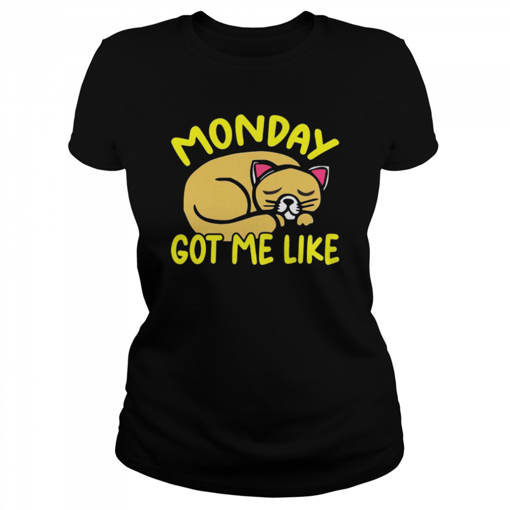 Official Cat Monday Got Me Like Shirt 1 » Cool Gifts for You - Mfamilygift Official Cat Monday Got Me Like Shirt 1