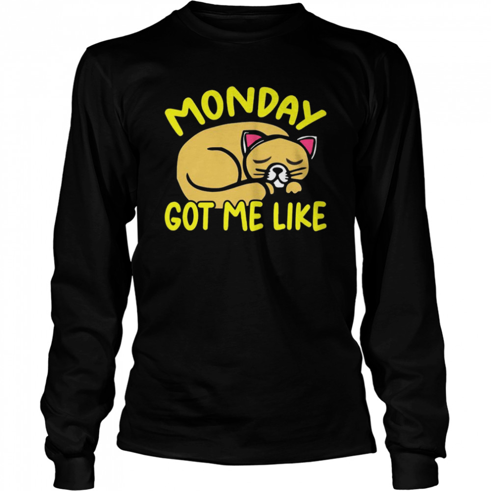 Official Cat Monday Got Me Like Shirt 2 » Cool Gifts for You - Mfamilygift Official Cat Monday Got Me Like Shirt 2