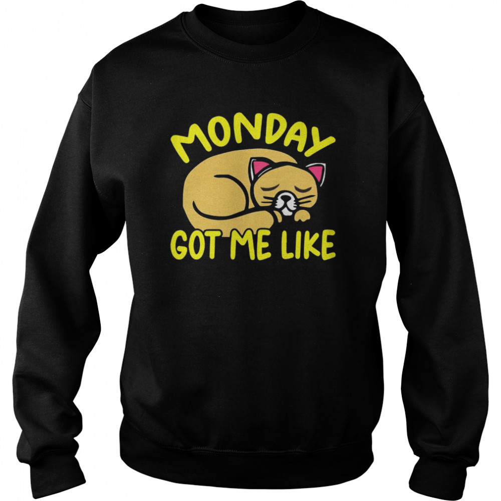 Official Cat Monday Got Me Like Shirt 3 » Cool Gifts for You - Mfamilygift Official Cat Monday Got Me Like Shirt 3