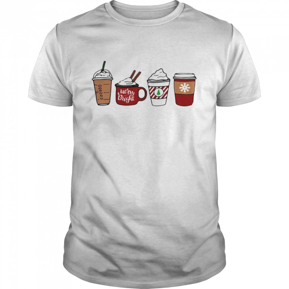 Official Christmas Coffee Merry And Bright Shirt Official Christmas Coffee Merry And Bright Shirt