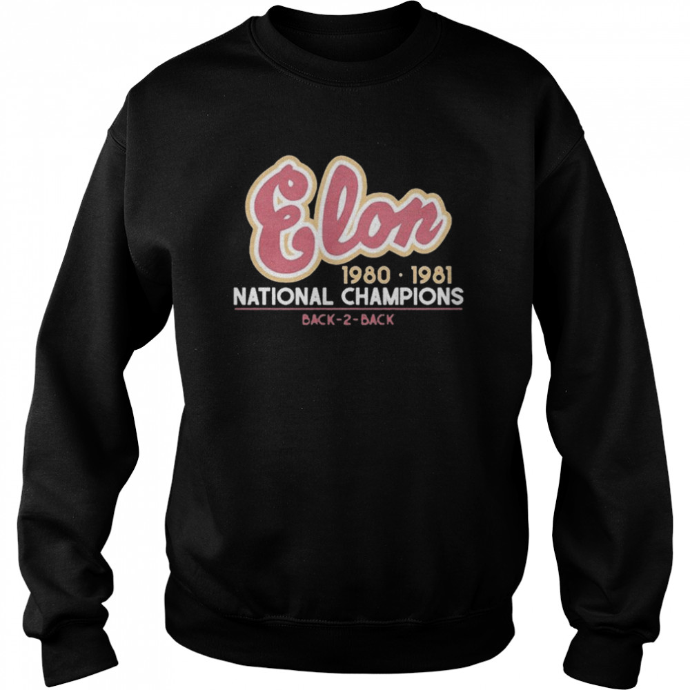 Official Elon Phoenix 1980 1981 National Champions Back 2 Back Shirt 3 » Cool Gifts for You - Mfamilygift Official Elon Phoenix 1980 1981 National Champions Back 2 Back Shirt 3