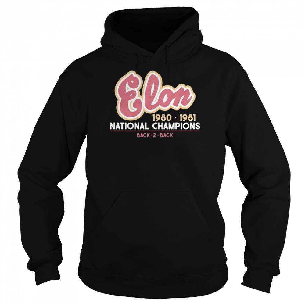Official Elon Phoenix 1980 1981 National Champions Back 2 Back Shirt 4 » Cool Gifts for You - Mfamilygift Official Elon Phoenix 1980 1981 National Champions Back 2 Back Shirt 4