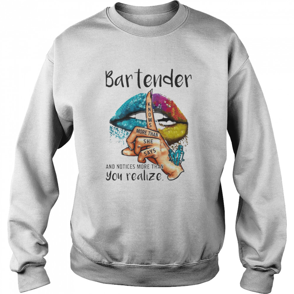 Official Lips Bartender And Notices More Than You Realize 2021 Shirt 3 » Cool Gifts for You - Mfamilygift Official Lips Bartender And Notices More Than You Realize 2021 Shirt 3