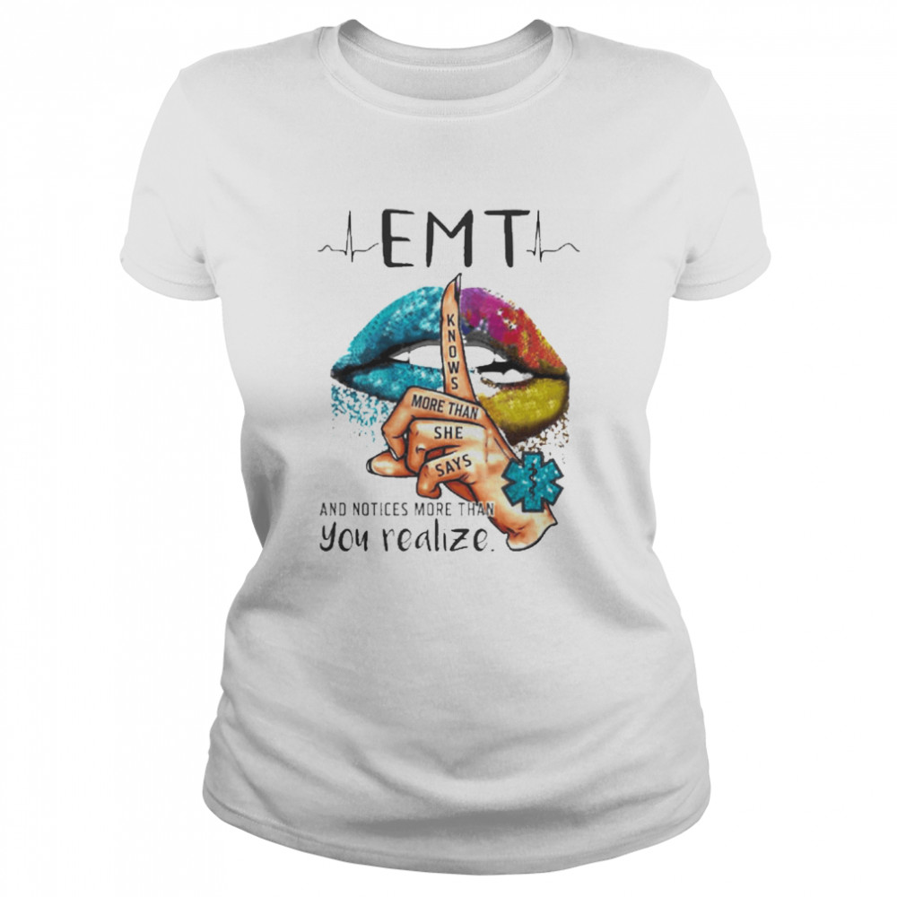 Official Lips Emt And Notices More Than You Realize 2021 Shirt 1 » Cool Gifts for You - Mfamilygift Official Lips Emt And Notices More Than You Realize 2021 Shirt 1