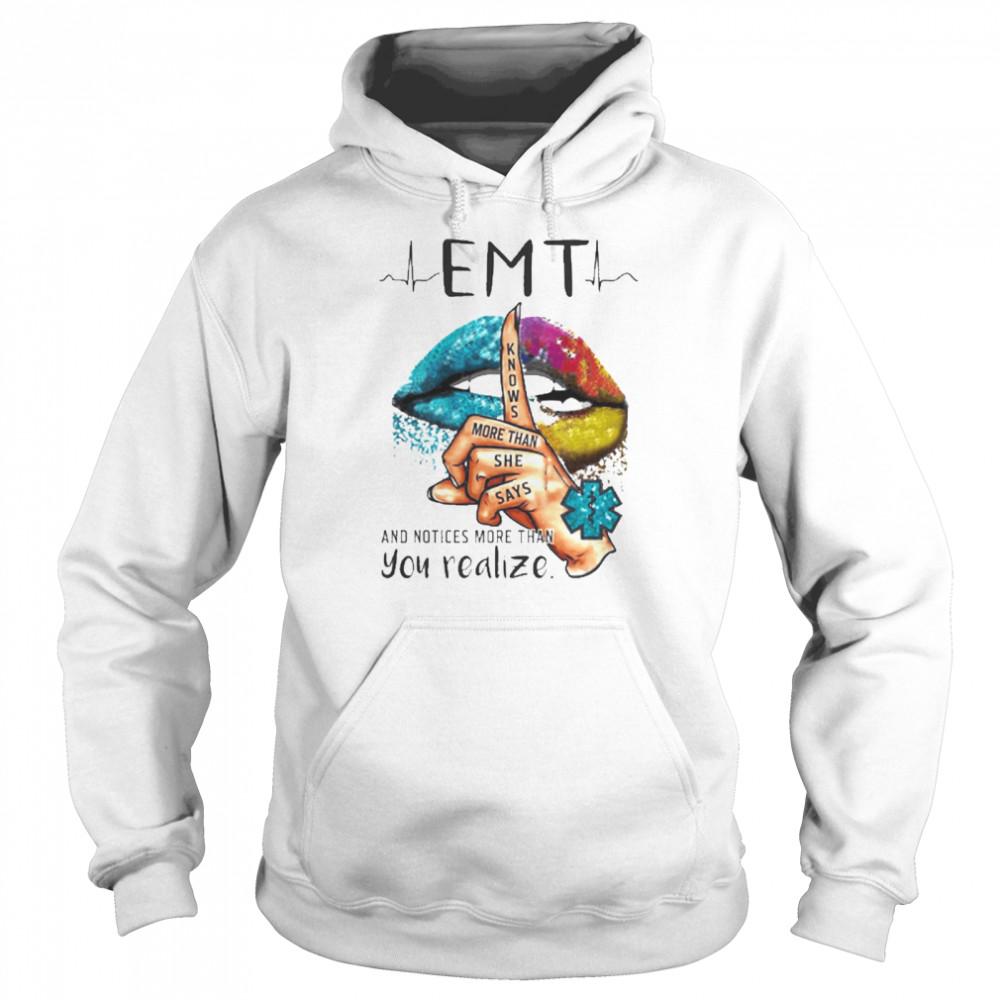 Official Lips Emt And Notices More Than You Realize 2021 Shirt 4 » Cool Gifts for You - Mfamilygift Official Lips Emt And Notices More Than You Realize 2021 Shirt 4