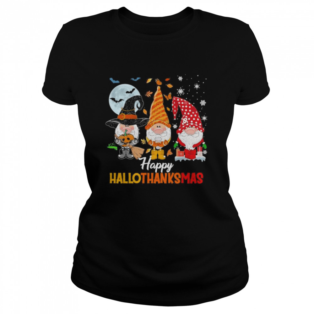 Official Three Gnome Happy Hallothanksmas Shirt 1 » Cool Gifts for You - Mfamilygift Official Three Gnome Happy Hallothanksmas Shirt 1