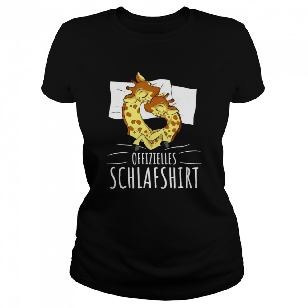 Offizielles Schlafshirt Giraffe Schlafen T-Shirt 1 » Cool Gifts for You - Mfamilygift Offizielles Schlafshirt Giraffe Schlafen T-Shirt 1