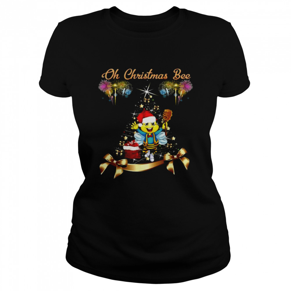 Oh Christmas Bee Classic T-Shirt 1 » Cool Gifts for You - Mfamilygift Oh Christmas Bee Classic T-Shirt 1