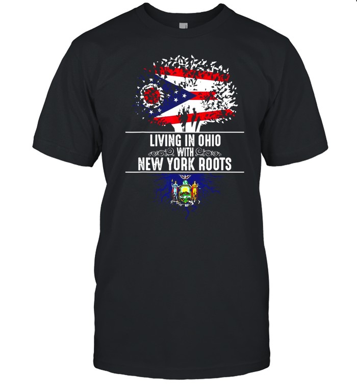 Ohio Home York Roots State Tree Flagge Love Shirt