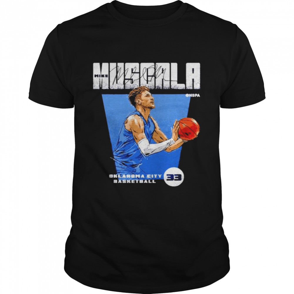 Oklahoma City Thunder Mike Muscala #33 Signature Shirt