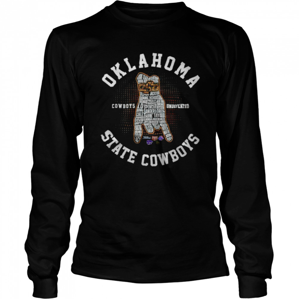 Oklahoma State Cowboys Football Cowboys Undefeated Shirt 2 » Cool Gifts for You - Mfamilygift Oklahoma State Cowboys Football Cowboys Undefeated Shirt 2