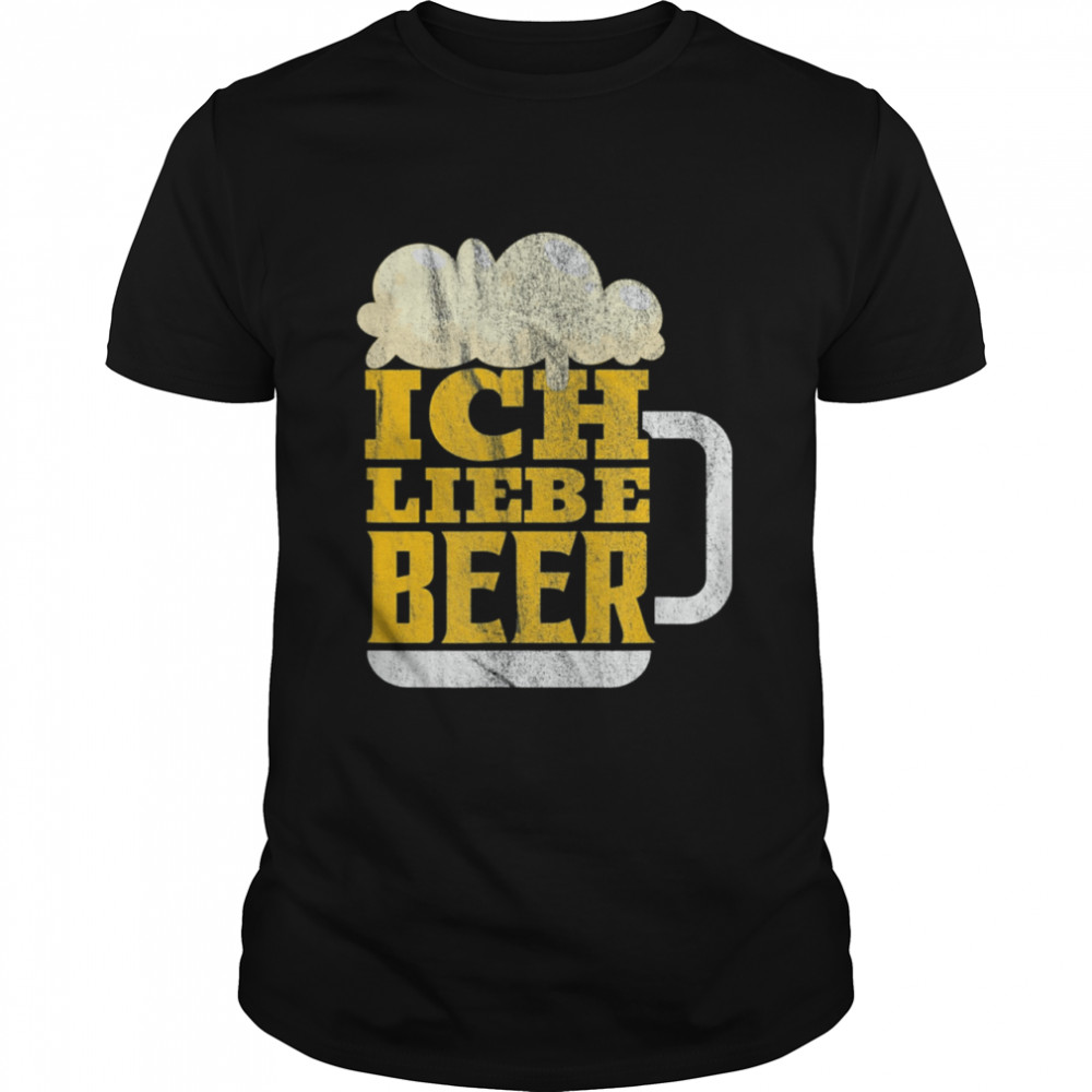 Oktoberfest Ich Love Beer Retro German Bavarian Festival Dri Tee Shirt Oktoberfest Ich Love Beer Retro German Bavarian Festival Dri Tee Shirt