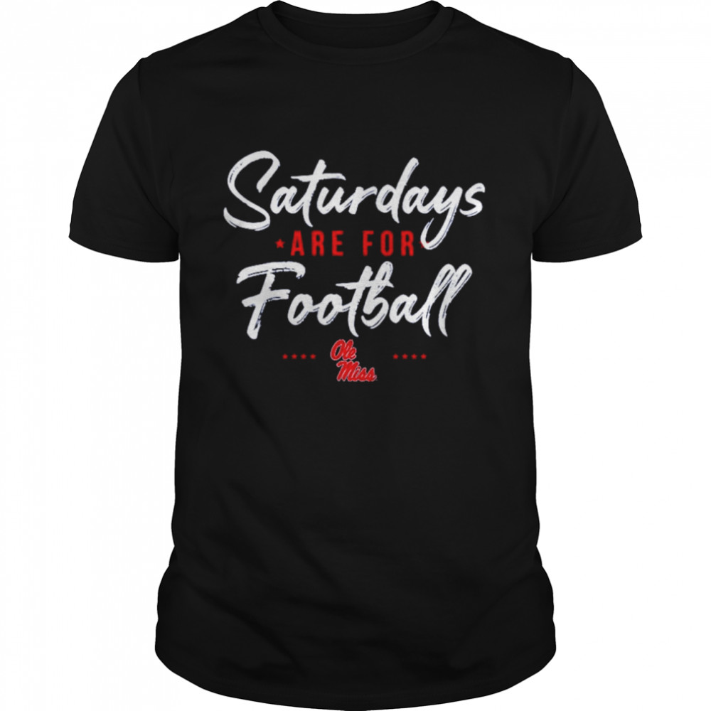 Ole Miss Rebels Saturday Nights Are For Football Team T-Shirt