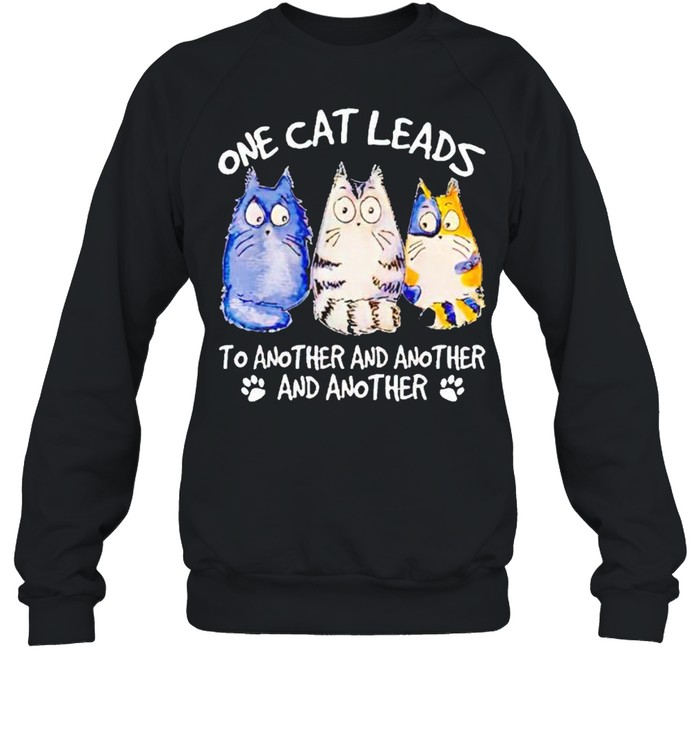 One Cat Leads To Another And Another And Another Shirt 3 » Cool Gifts for You - Mfamilygift One Cat Leads To Another And Another And Another Shirt 3