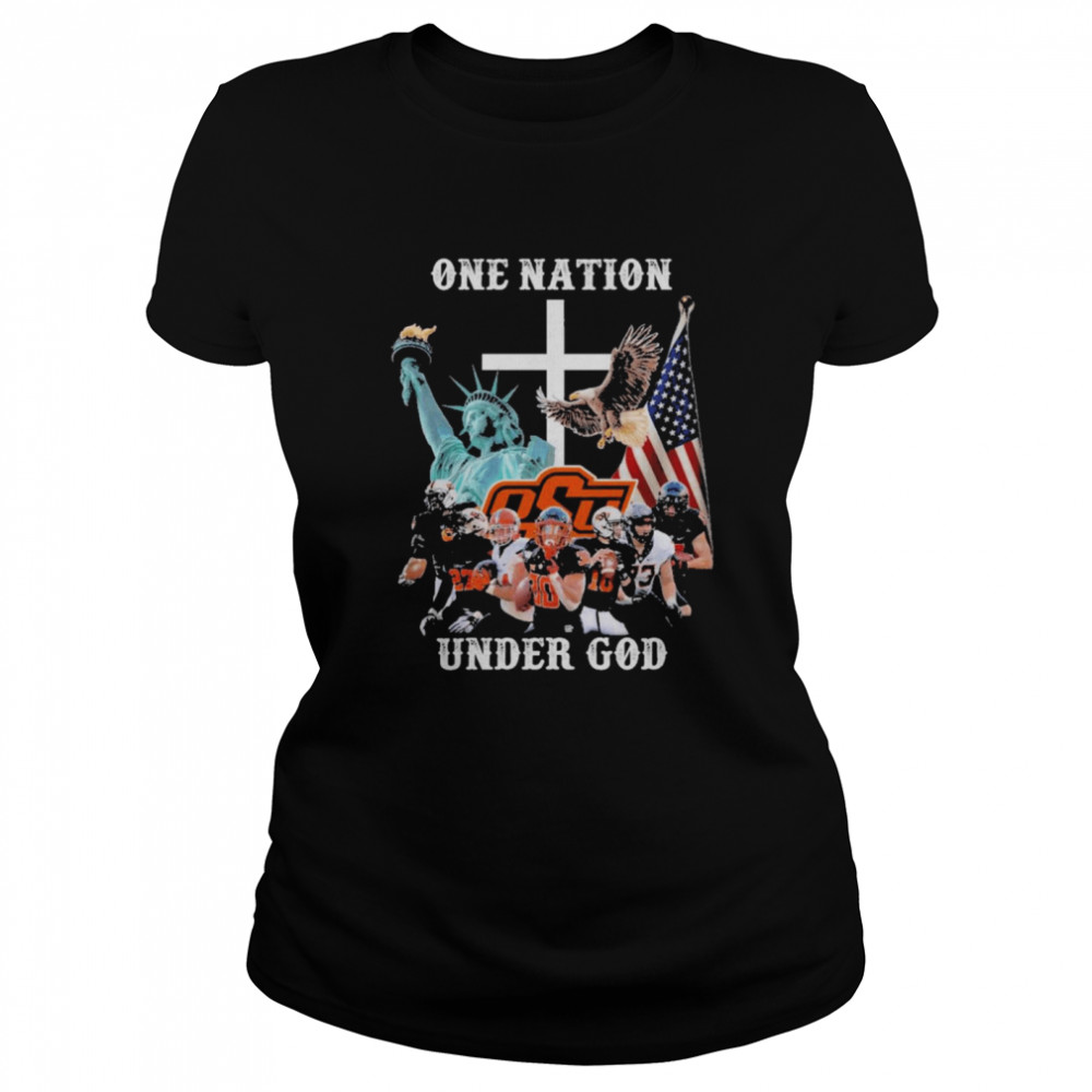 One Nation Oklahoma State Cowboys Under God Shirt 1 » Cool Gifts for You - Mfamilygift One Nation Oklahoma State Cowboys Under God Shirt 1